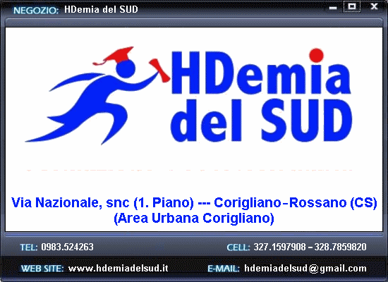 HDemia del SUD - Corigliano (CS) - Scuola di Formazione - Formazione e Professionalità